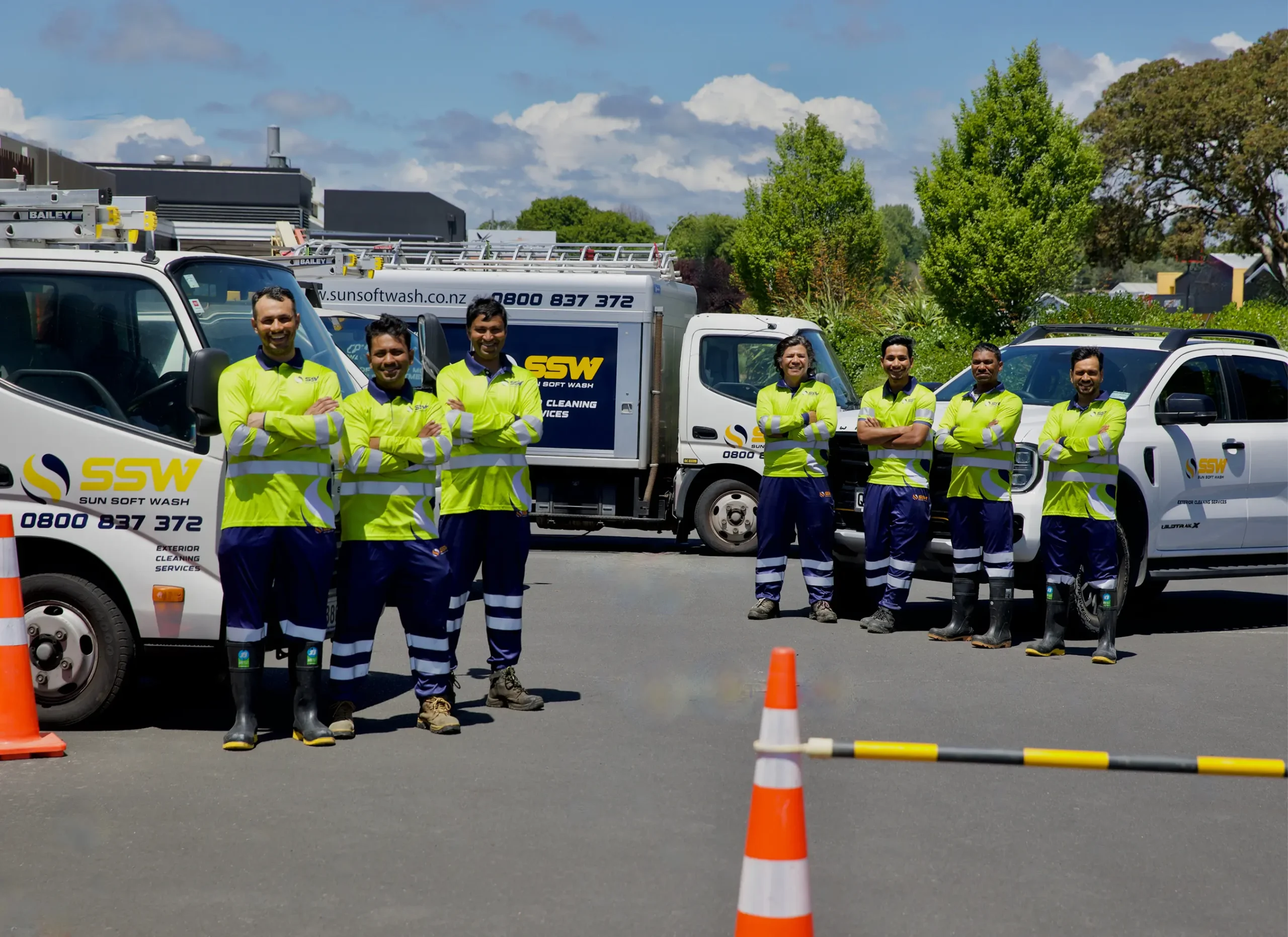 Sun Softwash team-Exterior House Washing & Cleaning Services in Tauranga - Sun softwash